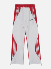 Contrast Color Irregular Panel Sweatpants